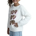 thumbnail image 5 of Jolly Sweaters Girls Christmas Long Sleeve Crew Neck Pullover Sweater, Sizes 4-16, 5 of 5