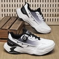 thumbnail image 5 of Men's & Women's Breathable Mesh Sneakers - Low-Top All-Season Running Shoes with  Upper & PVC Sole, Slip-On Casual Athletic Footwear Suitable for Outdoor, Gym, Casual Attire - Solid Color Design, 5 of 5