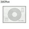 thumbnail image 2 of yeacher Silicone Pastry Mat with Measurements, Large and Thick Baking Mat, Non-Slip, Free of BPA, Fondant and Cake Rolling Mat, Kitchen Countertop Mat, 2 of 7