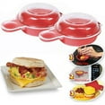 thumbnail image 7 of Creative Non-Stick Microwave Egg Cooker and Poacher with Lid, Kitchen Gadget for Hard Soft Boiled Eggs, Easy Breakfast Maker (2PCS), 7 of 7