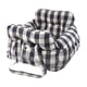 thumbnail image 5 of Asiento de coche para perros pequeños, suave y lavable, para cachorros y gatitos. blanco negro y L, 5 of 9