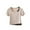 Khaki, variant on Maean Cotton Shirts for Womens Crop Tee Square Neck Short Sleeve Causal Tshirts Summer Slim Top