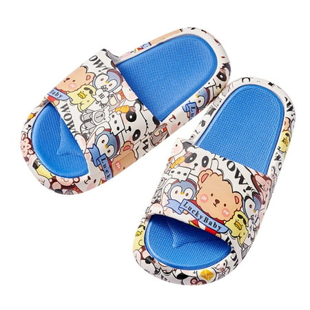 

Children Toddler Boys Girls Cratoon Prints Water Sandals Slip Non-Slip Shower Bathroom Slipper Sandals 2-10 Y