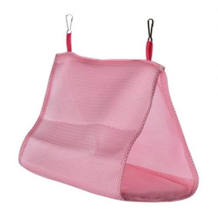Soft Spring/Summer Hut Swing Bed Small Animals Tent  Toy Parrot  House Bird Hammock Pet Cave Hanging Bed PINK S