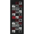 thumbnail image 2 of Rectangle Rita Black Shag 2 ft. x 6 ft. Runner Area Rug for Entryway, Living Room, Dinning Room, etc., 2 of 7