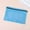 Blue, variant on Pencil Pouch for 3 Ring Binder - Small Zipper Pen Case, Pencil Pouches for Office Supplies, Office Essentials, 3 Hole Nylon Pencil Bag Accessories Clear Window Aesthetic Organizer(5PC)