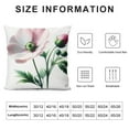 thumbnail image 5 of Leisuo Throw Pillow Covers Vintange Flower Pattern Peony Floral Cushion Pillow Case Home Decor Pillowcase, 5 of 5