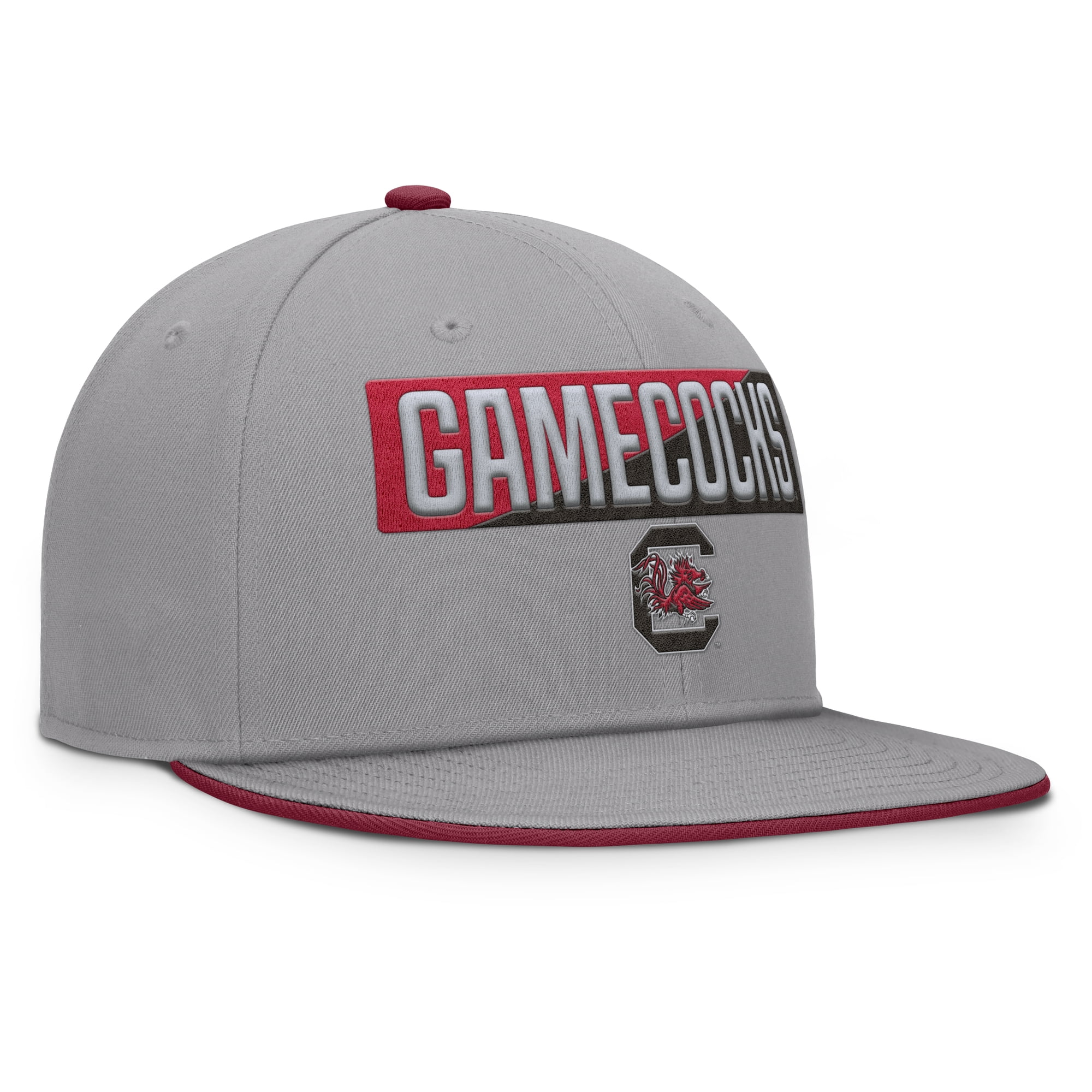 Men's Fanatics Gray South Carolina Gamecocks Duo Snapback Hat