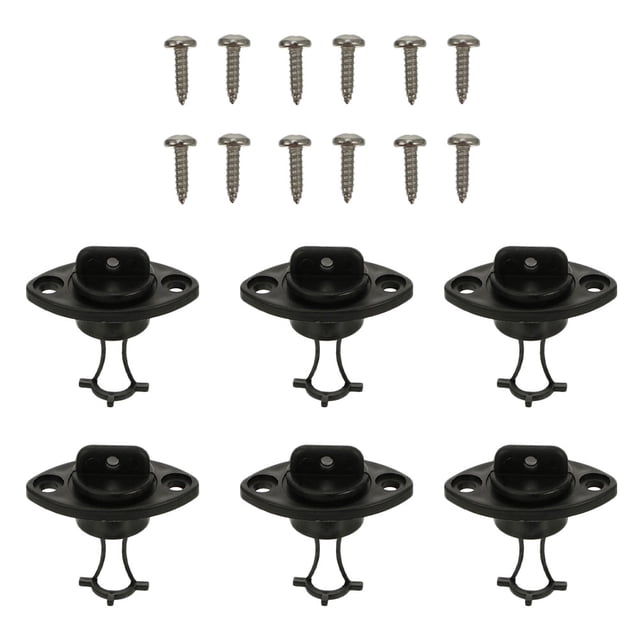 OULII 1 Ensemble de Bouchons pour Bateaux en Métal Noir Forme Ronde Secours d'Urgence