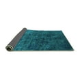 thumbnail image 2 of Ahgly Company Indoor Rectangle Oriental Turquoise Blue Industrial Area Rugs, 7' x 9', 2 of 4
