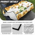 thumbnail image 6 of Whosucclay Frog Sunflower Butterfly Golf Cart Seat Cover, Anti-Slip with 4 Pockets Towel Blanket for More 2 Person Seats Breathable Towel Seat Cover, 52.36"x 32.28", 6 of 7