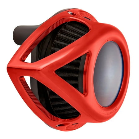 Arlen Ness Clear Tear Red Air Cleaner (18-901)