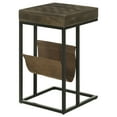 thumbnail image 6 of Chessie 1-drawer Side Table With Leatherette Sling Tobacco, 6 of 10