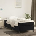 thumbnail image 2 of vidaXL Bed Frame Box Spring Platform Bed with Mattress for Bedroom Velvet, 2 of 56