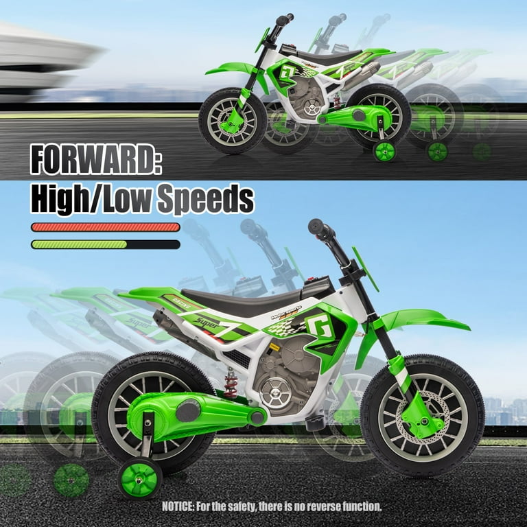 JOYLDIAS 12V Kids Electric Powered Dirt Bike Motorcycle with