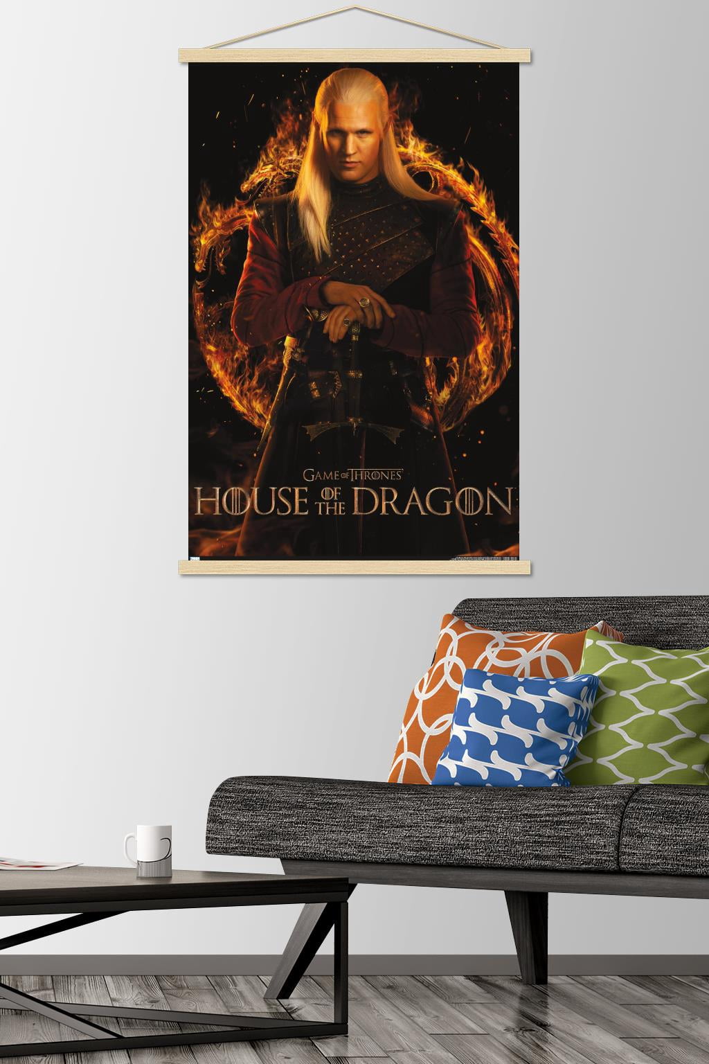 House of the Dragon - Daemon One Sheet Wall Poster with Magnetic Frame, 22.375" x 34"