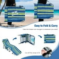 thumbnail image 6 of Harmijoy Outdoor Folding Chaise 5-Position Lounge Chair w/ Face Hole &Adjustable Footrest, 6 of 8