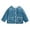 Blue, variant on Godderr Baby Boys Girls Winter Collarless down Coats for Kids Lightweight Puffer Jackets 1-6Y Toddler Warm down Outerwear Tops