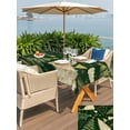thumbnail image 4 of Outdoor Tablecloth with Umbrella Hole and Zipper, Christmas Tree Rectangle Table Cloth 54x80 Inch Waterproof Tablecloth, Green Xmas Tree Winter Picnic Table Cover for Patio Camping, 4 of 7
