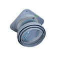 thumbnail image 1 of jesticaly Duct Adaptor Butterfly Check Valve for Exhaust Range Hoods Kitchen Fans Gray S, 1 of 2