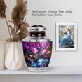 thumbnail image 6 of MUKTIVE Frog Adult Urns for Human Ashes Women - Large Burial Urns for Adult Human Ashes - Purple Decorative Memorial Urn for Mom & Dad - 10 Inch Cremation Urn for Adults Man, 6 of 7