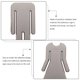thumbnail image 4 of Restroom Identification Signs Men Women Bathroom Signs 1Pair, 4 of 4