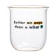 thumbnail image 1 of Taza de vidrio resistente al calor Taza de vidrio 400 ml Taza de vidrio para bebidas Vasos para beber para Estilo B, 1 of 9
