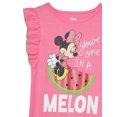 thumbnail image 2 of Minnie Mouse Baby Toddler Girl T-shirt & Shorts, 2 pc outfit set, 2 of 2