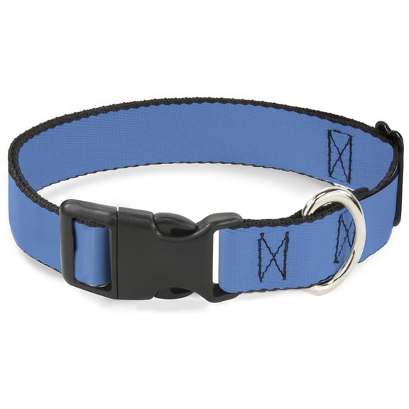 Buckle-Down Pet Collar, Dog Collar Plastic Buckle, Baby Blue, 7 to 8.5 Inches 0.5 Inch Wide