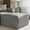 Gray, variant on Emma + Oliver Modular Ottoman Footrest in Gray