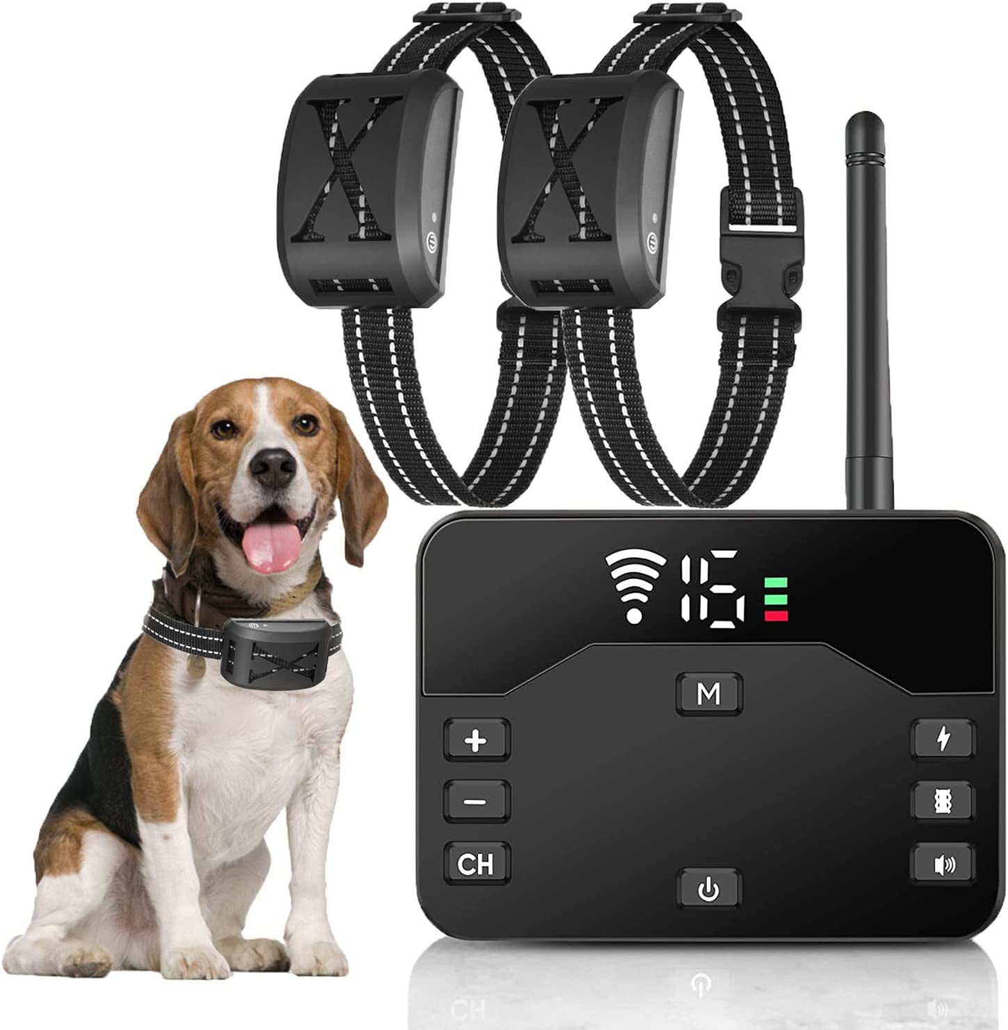 Wireless Dog Electric Fence,Pet Boundary Containment System,Dogs Training & Shock Collar with