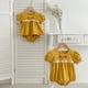thumbnail image 2 of Ropa de verano para niñas, Body infantil bordado Floral, Top bonito de una pieza para bebés + Bloomer, traje de 2 uds para hermanas, 2 of 6