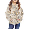 thumbnail image 4 of CLOISE White Hoodies for Girls Kids Boys Toddler Long Sleeve Hooded Sweatshirt Tops Print Casual Fashion Fall Winter Clothes 4T, 4 of 7
