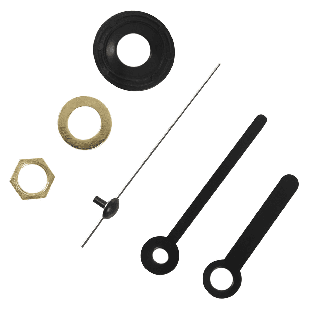 10X Clock Movement with Short Hands, 4/ 25 Inch Maximum Dial Thickness, 3/ 5 Inch Total Shaft Length