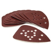 WEN Products 80-Grit Hook and Loop Palm Sander Sandpaper for the WEN Cordless Palm Sander, 10-Pack