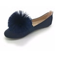thumbnail image 5 of Victoria K Pom-Pom Ballerina Flats (Women), 5 of 8