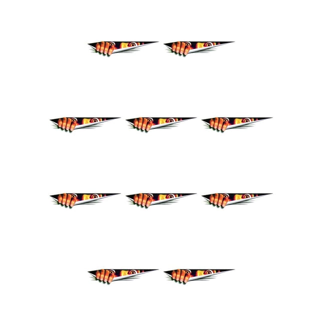 Sidaley 3D Car Sticker Personalized Funny Decal Decoration Accessories Eyes Simulation Window Stickers Peeking Leopard for Auto dos 10piezas