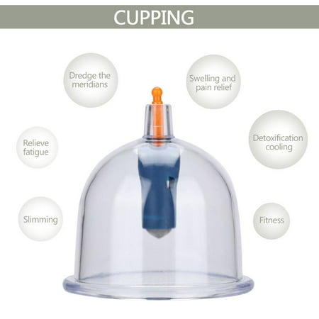 LHCER 12pcs U-shape Cups Chinese Vacuum Cupping Set Massage Therapy Suction Acupuncture,12pcs U-shape Cups
