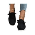 thumbnail image 2 of UKAP Mocasines de mujer Zapatos sin cordones Zapatos de lona con estampado de leopardo Zapatillas de deporte informales, 2 of 8