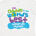 thumbnail image 4 of Inktastic World’s Best Billiards Player Daddy Boys or Girls Toddler T-Shirt, 4 of 5