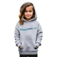 thumbnail image 4 of Xyxonk Jesus Loves You Hoodie for Kids Fall Fashion Hoodie 2025 Preppy Letter Print Long Sleeves Pullover Tops with Pocket Cute Outfits 3-16 Years Gray, 4 of 7