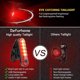 thumbnail image 3 of Super Bright Bike Light Set - Powerful Usb Rechargeable Front Headlight And Back Taillight With 2000mah Lithium Battery, Waterproof, 4 Lighting Modes, 3 of 5