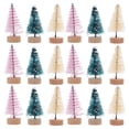 thumbnail image 1 of IFANLANDOR 1Set Blue Green Pink Beige Assorted Color Mini Christmas Tree For Xmas Party Atmosphere, 1 of 5