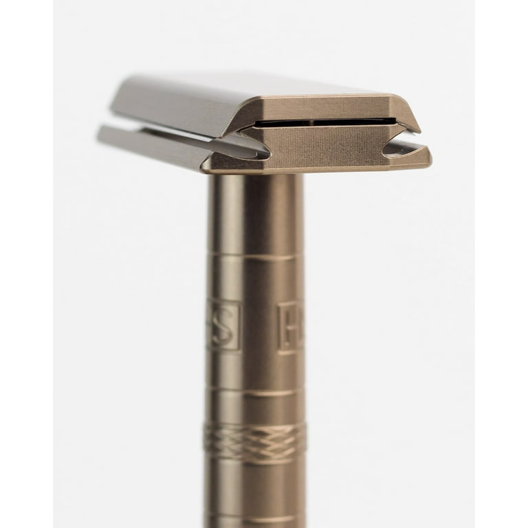 Henson Shaving Aluminum AL13 Mild DE Safety Razor-Tan - Walmart.com