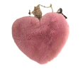 thumbnail image 2 of Bolso con forma de corazón, bonito bolso de peluche con forma de corazón de melocotón para mujer, bolso de teléfono móvil a juego, bolso con cadena, bolso diagonal pequeño, 2 of 5