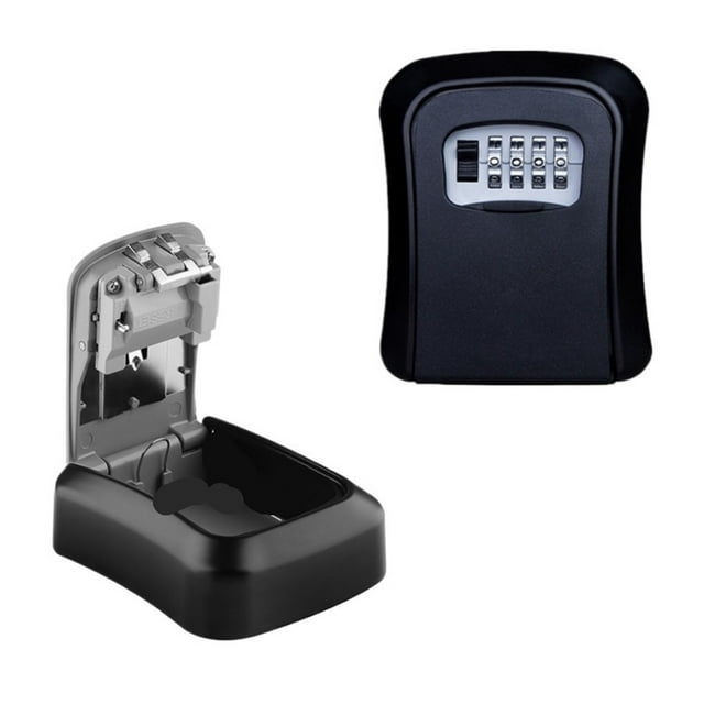 4 Digit Password Code Lock Secret Key Safe Box Wall Mounted Anti Theft Key Case ,Office Key Storage
