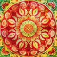thumbnail image 6 of Orinice Colorful Design Patterns Round Table Cover Stain Resistant Washable Indoor Outdoor Tablecloth Kitchen Dining Wedding Parties 100% Polyester Fiber 46-50, 6 of 8