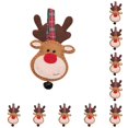 thumbnail image 1 of Monstrate Navidad campana vacaciones árbol de Navidad colgante tela no tejida reutilizable fotografía Prop jardín parque chimenea decoración tipo 3 tipo 3 10piezas Monstrate CBP443528, 1 of 4