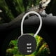 thumbnail image 1 of Candado de seguridad, Candado de código de bloqueo de combinación Candado de viaje con cable de acero Candado de equipaje de 3 dígitos para maletas y mochilas acuario ShuxiuWang 8390613602497, 1 of 1
