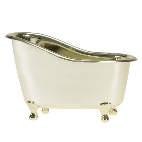 White Rose Jasmine Gold Tub Spa Bath, Bathtub Gift Set